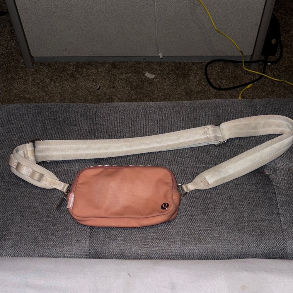 Lululemon Athletica Tan Belt Bag Minimalist Design